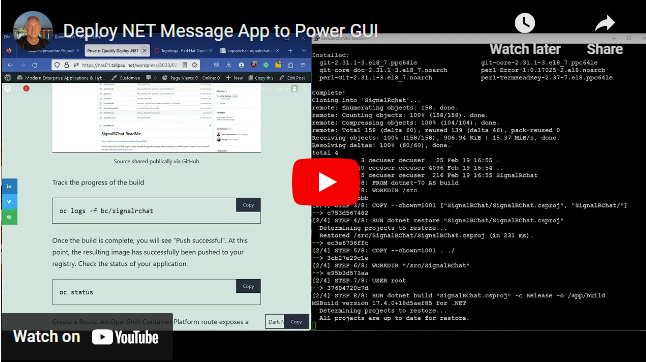 Quickly Deploy .NET Web Messaging Application